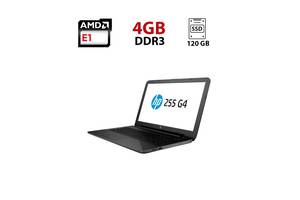 Ноутбук HP 255 G4 / 15.6' (1366x768) TN / AMD E1-6015 (2 ядра по 1.4 GHz) / 4 GB DDR3 / 120 GB SSD / AMD Radeon 8230...