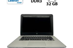 Ноутбук HP Chromebook 14 G4 / 14' (1366x768) TN / Intel Celeron N2840 (2 ядра по 2.16 - 2.58 GHz) / 2 GB DDR3 / 32 GB...