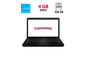 Ноутбук HP Compaq Presario CQ57 / 15.6' (1366x768) TN / Intel Core i3-2350M (2 (4) ядра по 2.3 GHz) / 4 GB DDR3 / 500...