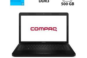 Ноутбук HP Compaq Presario CQ57 / 15.6' (1366x768) TN / Intel Core i3-2350M (2 (4) ядра по 2.3 GHz) / 4 GB DDR3 / 500...