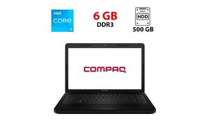 Ноутбук HP Compaq Presario CQ57 / 15.6' (1366x768) TN / Intel Core i3-2330M (2 (4) ядра по 2.2 GHz) / 6 GB DDR3 / 500...