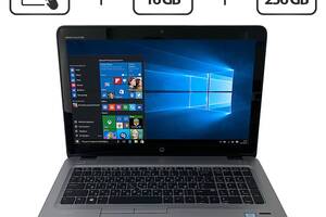 Ноутбук HP EliteBook 850 G3 / 15.6' (1920x1080) TN Touch / Intel Core i7-6600U (2 (4) ядра по 2.6 - 3.4 GHz) / 16 GB...