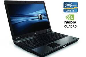 Ноутбук HP EliteBook 8740w / 17' (1920x1200) TN / Intel Core i5-560M (2 (4) ядра по 2.66 - 3.2 GHz) / 8 GB DDR3 / 256...