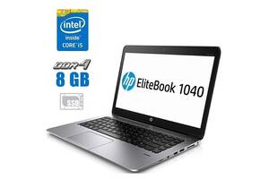 Ноутбук HP EliteBook Folio 1040 G3 / 14' (2560x1440) IPS Touch / Intel Core i5-6200U (2 (4) ядра по 2.3 - 2.8 GHz) /...