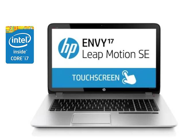 Ноутбук HP Envy 17-j057cl / 17.3' (1600x900) TN Touch / Intel Core i7-4702MQ (4 (8) ядра по 2.2 - 3.2 GHz) / 8 GB DDR...