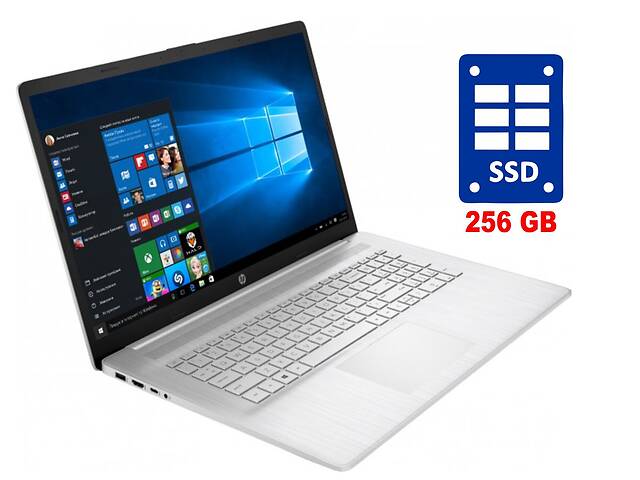 Ноутбук HP Laptop 17-cp0010nr / 17.3' (1600x900) TN / AMD Athlon Silver 3050U (2 ядра по 2.3 - 3.2 GHz) / 8 GB DDR4 /...