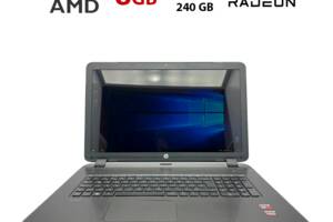 Ноутбук HP N17 / 17.3' (1600x900) TN / AMD A8-6410 (4 ядра по 2.0 - 2.4 GHz) / 8 GB DDR3 / 240 GB SSD / AMD Radeon R7...