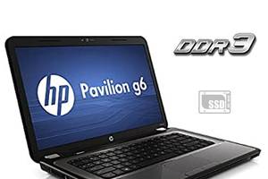 Ноутбук HP Pavilion G6/ 15.6' (1366x768)/ Pentium B950/ 4GB RAM/ 120GB SSD/ HD/ АКБ 0%