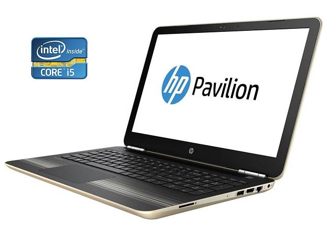 Ноутбук HP Pavilion z3d13ea / 15.6' (1366x768) TN / Intel Core i5-7200U (2 (4) ядра по 2.5 - 3.1 GHz) / 8 GB DDR4 / 2...