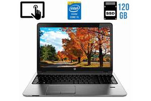 Ноутбук HP ProBook 450 G1 / 15.6' (1366x768) TN Touch / Intel Core i5-4200M (2 (4) ядра по 2.5 - 3.1 GHz) / 8 GB DDR3...