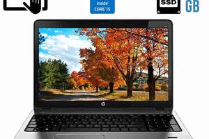 Ноутбук HP ProBook 450 G1/15.6' (1366x768) Touch/i5-4200M/8GB RAM/120GB SSD/HD 4600