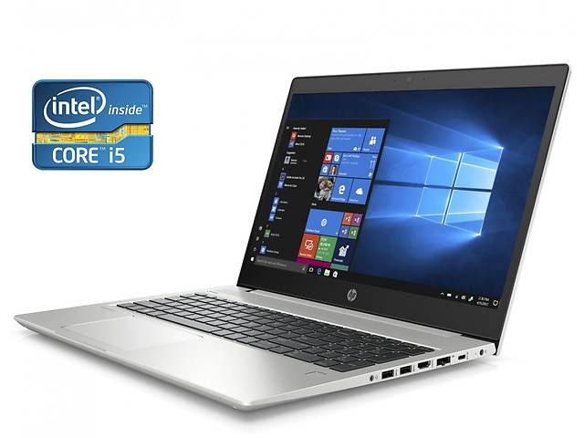 Ноутбук HP ProBook 450 G6 / 15.6' (1366x768) TN / Intel Core i5-8265U (4 (8) ядра по 1.6 - 3.9 GHz) / 8 GB DDR4 / 256...