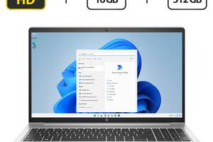 Ноутбук HP ProBook 450 G9 / 15.6' (1920x1080) IPS / Intel Core i7-1255U (10 (12) ядер по 3.5 - 4.7 GHz) / 16 GB DDR4...