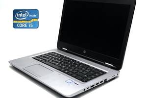 Ноутбук HP ProBook 640 G2 / 14' (1366x768) TN / Intel Core i5-6200U (2 (4) ядра по 2.3 - 2.8 GHz) / 8 GB DDR4 / 240 G...