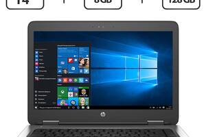 Ноутбук HP ProBook 645 G3 / 14' (1366x768) TN / AMD A10-8730B (4 ядра по 2.4 - 3.3 GHz) / 8 GB DDR4 / 128 GB SSD / AM...