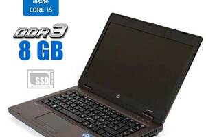 Ноутбук HP ProBook 6460b/ 14' (1366x768)/ i5-2410M/ 8GB RAM/ 120GB SSD/ HD 3000