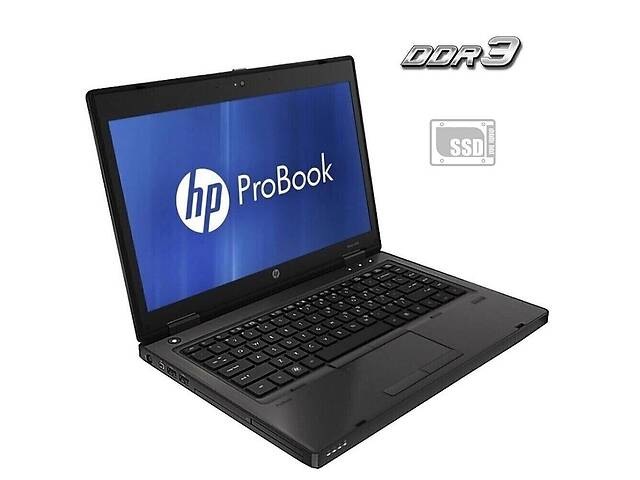 Ноутбук HP ProBook 6470b / 14' (1366x768) TN / Intel Core i3-2370M (2 (4) ядра по 2.4 GHz) / 8 GB DDR3 / 240 GB SSD /...