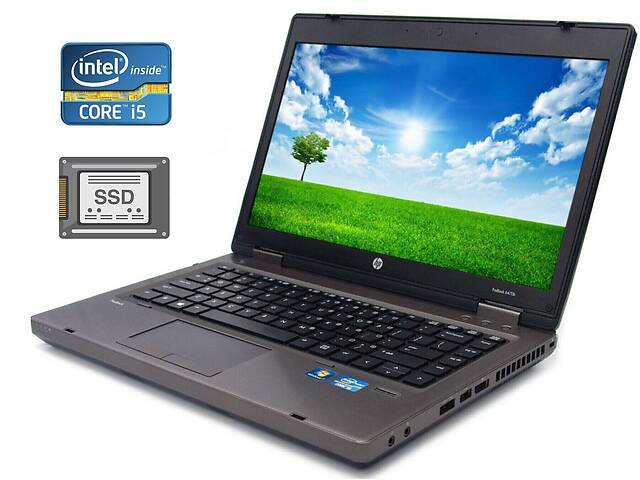 Ноутбук HP ProBook 6470b / 14' (1366x768) TN / Intel Core i5-2410M (2 (4) ядра по 2.3 - 2.9 GHz) / 8 GB DDR3 / 120 GB...
