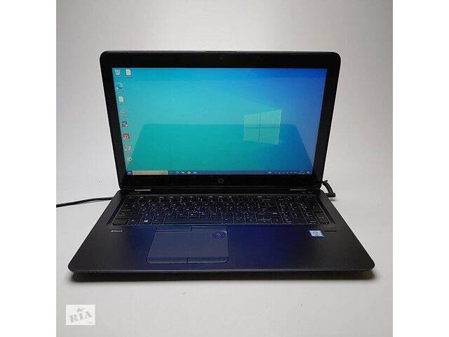 Б/у Ноутбук HP ZBook 15U G3 15.6' 1920x1080 Сенсорный| Core i7-6500U| 8 GB RAM| 256 GB SSD| FirePro W4190M 2GB