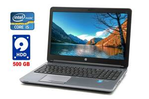 Ноутбук Б-класс HP ProBook 650 G1 / 15.6' (1920x1080) TN / Intel Core i5-4310M (2 (4) ядра по 2.7 - 3.4 GHz) / 4 GB D...