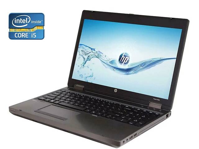 Ноутбук HP ProBook 6560b / 15.6' (1366x768) TN / Intel Core i5-2520M (2 (4) ядра по 2.5 - 3.2 GHz) / 4 GB DDR3 / 250...