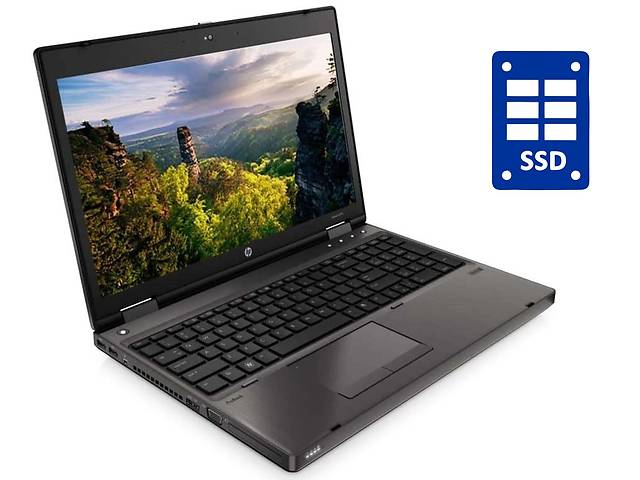 Ноутбук HP ProBook 6570b / 15.6' (1366x768) TN / Intel Core i3-3110M (2 (4) ядра по 2.4 GHz) / 8 GB DDR3 / 240 GB SSD...