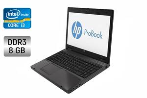 Ноутбук HP ProBook 6570b / 15.6' (1366x768) TN / Intel Core i3-2370M (2 (4) ядра по 2.4 GHz) / 8 GB DDR3 / 128 GB SSD...