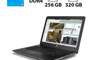 Ноутбук HP ZBook 15 G4 / 15.6' (1920x1080) TN / Intel Core i5-7440HQ (4 ядра по 2.8 - 3.8 GHz) / 16 GB DDR4 / 256 GB...