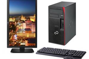 Б/у Комплект ПК: Fujitsu Esprimo P557 MT| i5-6400| 4GB RAM| 500GB HDD| HD 530+LG 24MB37PM| 24' 1920x1080 |