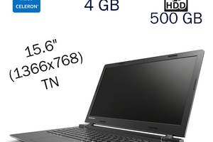 Ноутбук Lenovo B50-10/ 15.6' (1366x768)/ Celeron N2840/ 4GB RAM/ 500GB HDD/ Atom Processor Z3700