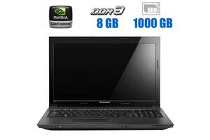 Ноутбук Lenovo B570 / 15.6' (1366x768) TN / Intel Core i3-2330M (2 (4) ядра по 2.2 GHz) / 8 GB DDR3 / 1000 GB HDD / n...