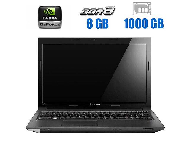 Ноутбук Lenovo B570 / 15.6' (1366x768) TN / Intel Core i3-2330M (2 (4) ядра по 2.2 GHz) / 8 GB DDR3 / 1000 GB HDD / n...