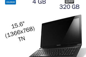 Ноутбук Lenovo B580/ 15.6' (1366x768)/ Celeron B820/ 4GB RAM/ 320GB HDD/ HD for 2nd Generation