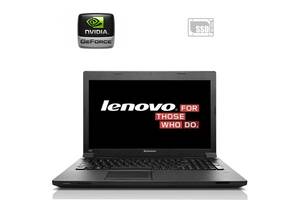 Ноутбук Lenovo B590 / 15.6' (1366x768) TN / Intel Celeron 1000M (2 ядра по 1.8 GHz) / 4 GB DDR3 / 120 GB SSD / nVidia...
