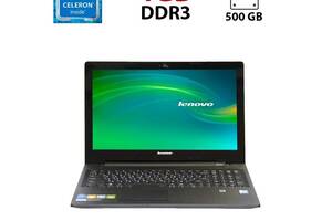 Ноутбук Lenovo G50-30 / 15.6' (1366x768) TN / Intel Celeron N2840 (2 ядра по 2.16 - 2.58 GHz) / 4 GB DDR3 / 500 GB HD...