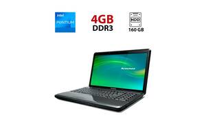 Ноутбук Lenovo G550 / 15.6' (1366x768) TN / Intel Pentium T4400 (2 ядра по 2.2 GHz) / 4 GB DDR3 / 160 GB HDD / Intel...