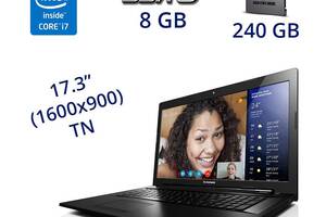 Ноутбук Lenovo G70-80 Black/ 17.3' (1600x900)/ i7-5500U/ 8GB RAM/ 240GB SSD/