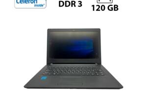 Ноутбук Lenovo Ideapad 110-14IBR / 14' (1366x768) TN / Intel Celeron N3060 (2 (дра по 1.6 - 2.48 GHz) / 2 GB DDR3 / 1...