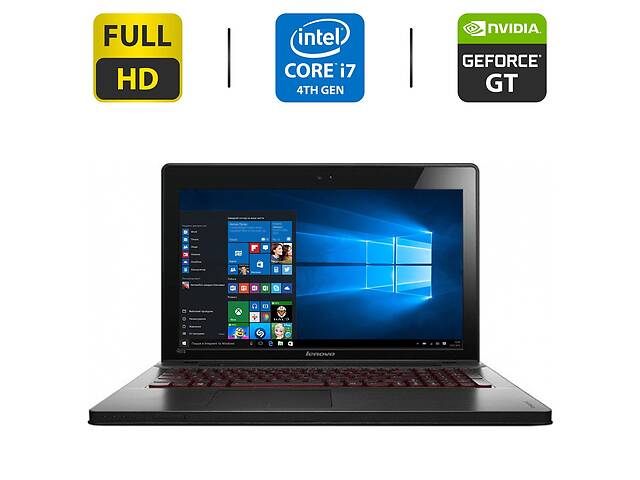 Ноутбук Lenovo IdeaPad Y510p / 15.6' (1920x1080) IPS / Intel Core i7-4700MQ (4 (8) ядра по 2.4 - 3.4 GHz) / 4 GB DDR3...