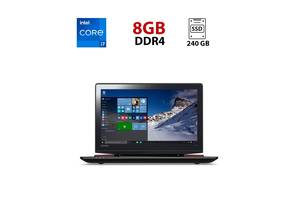 Ноутбук Lenovo IdeaPad Y700-15 / 14' (1366x768) TN / Intel Core i7-6700HQ (4 (8) ядра по 2.6 - 3.5 GHz) / 8 GB DDR4 /...