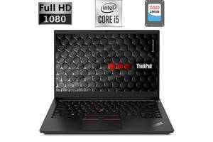 Ноутбук Lenovo ThinkPad E14 / 14'' (1920x1080) IPS / Intel Core i5-10210U (4 (8) ядра по 1.6 - 4.2 GHz) / 8 GB DDR4 /...