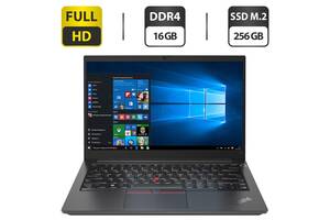 Ноутбук Lenovo ThinkPad E14 / 14'' (1920x1080) IPS / Intel Core i5-10210U (4 (8) ядра по 1.6 - 4.2 GHz) / 16 GB DDR4...