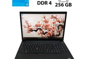 Ноутбук Lenovo ThinkPad E15 / 15.6' (1920x1080) TN / Intel Core i5-10210U (4 (8) ядра по 1.6 - 4.2 GHz) / 16 GB DDR4...