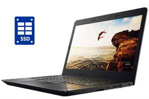 Ноутбук Lenovo ThinkPad E470 / 14' (1366x768) TN / Intel Core i3-6006U (2 (4) ядра по 2.0) / 8 GB DDR3 / 240 GB SSD /...