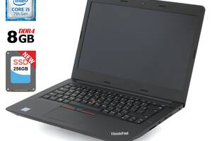 Ноутбук Lenovo ThinkPad E470 / 14' (1920x1080) IPS / Intel Core i5-7200U (2 (4) ядра по 2.5 - 3.1 GHz) / 8 GB DDR4 /...