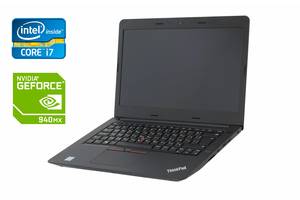 Ноутбук Lenovo ThinkPad E470 / 14' (1920x1080) IPS / Intel Core i7-7500U (2 (4) ядра по 2.7 - 3.5 GHz) / 16 GB DDR4 /...