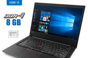 Ноутбук Lenovo ThinkPad E480/ 14' (1920x1080)/ i5-8250U/ 8GB RAM/ 256GB SSD/ UHD 620