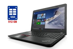 Ноутбук Lenovo ThinkPad E560 / 15.6' (1366x768) TN / Intel Core i3-6100U (2 (4) ядра по 2.3 GHz) / 8 GB DDR3 / 512 GB...