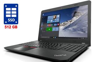 Ноутбук Lenovo ThinkPad E560/15.6' (1366x768)/i3-6100U/8GB RAM/512GB SSD/HD 520