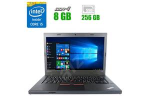 Ноутбук Lenovo ThinkPad L470 / 14' (1920x1080) IPS / Intel Core i5-7200U (2 (4) ядра по 2.5 - 3.1 GHz) / 8 GB DDR4 /...